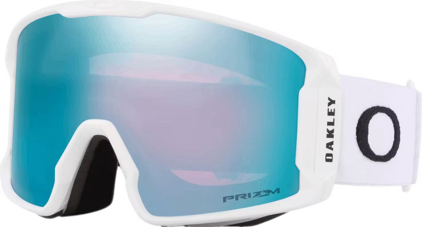 prizm snowboard goggles Oakley Prizm Snow Sapphire Iridium Lenses/Matte White Strap Goggles – GoodTimes