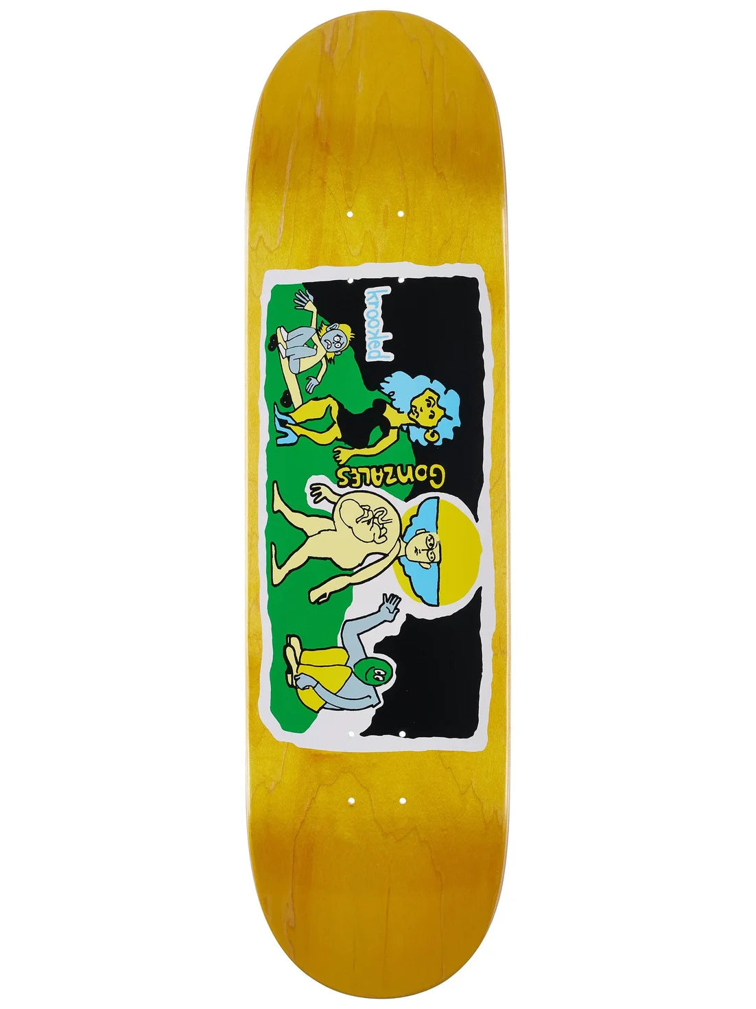 Krooked Gonz Stroll Skateboard Deck 8.5” – GoodTimes Krooked Gonz Stroll Skateboard Deck 8.5” – GoodTimes