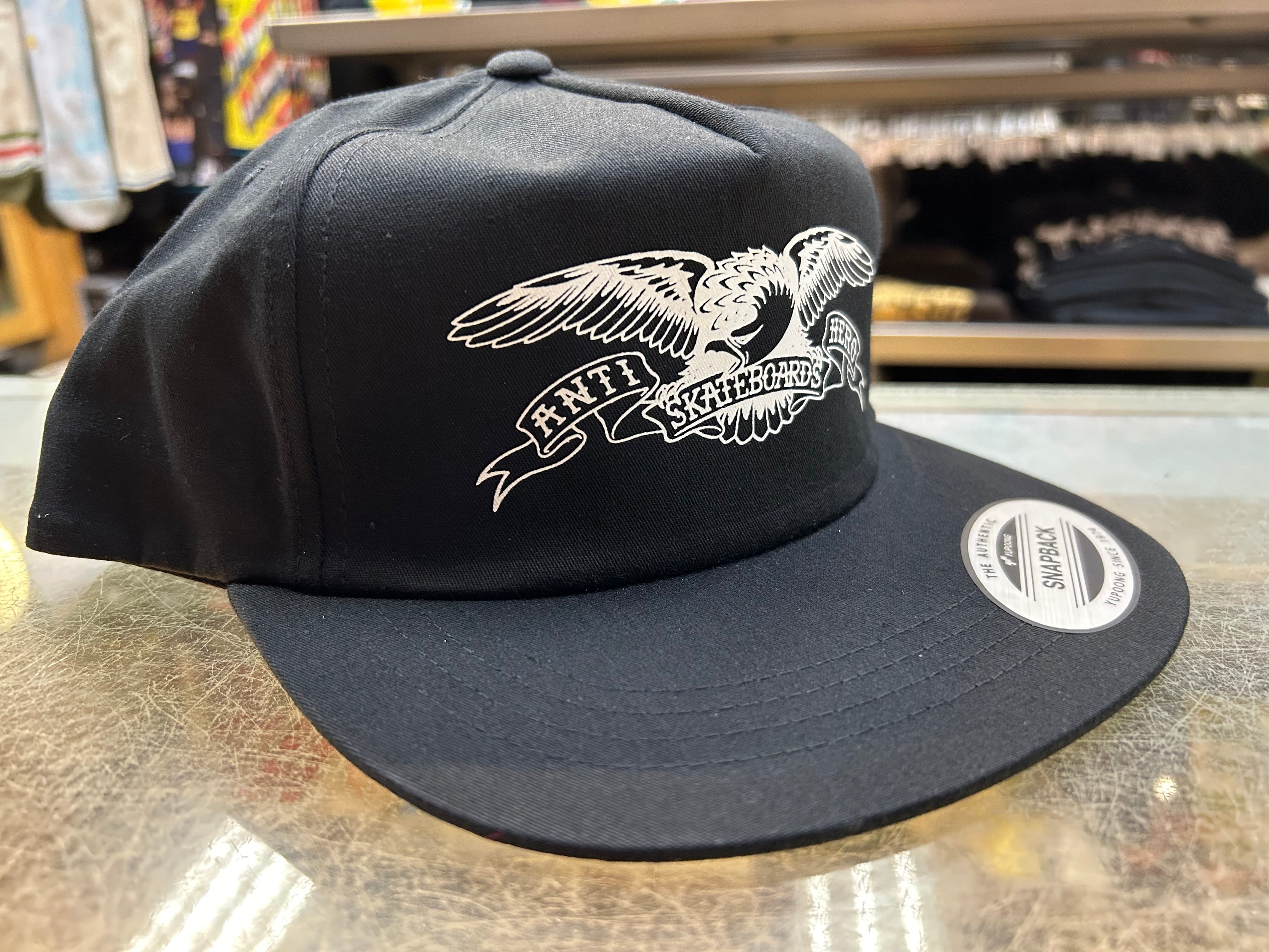 Anti Hero Basic Eagle SnapBack Black GoodTimes