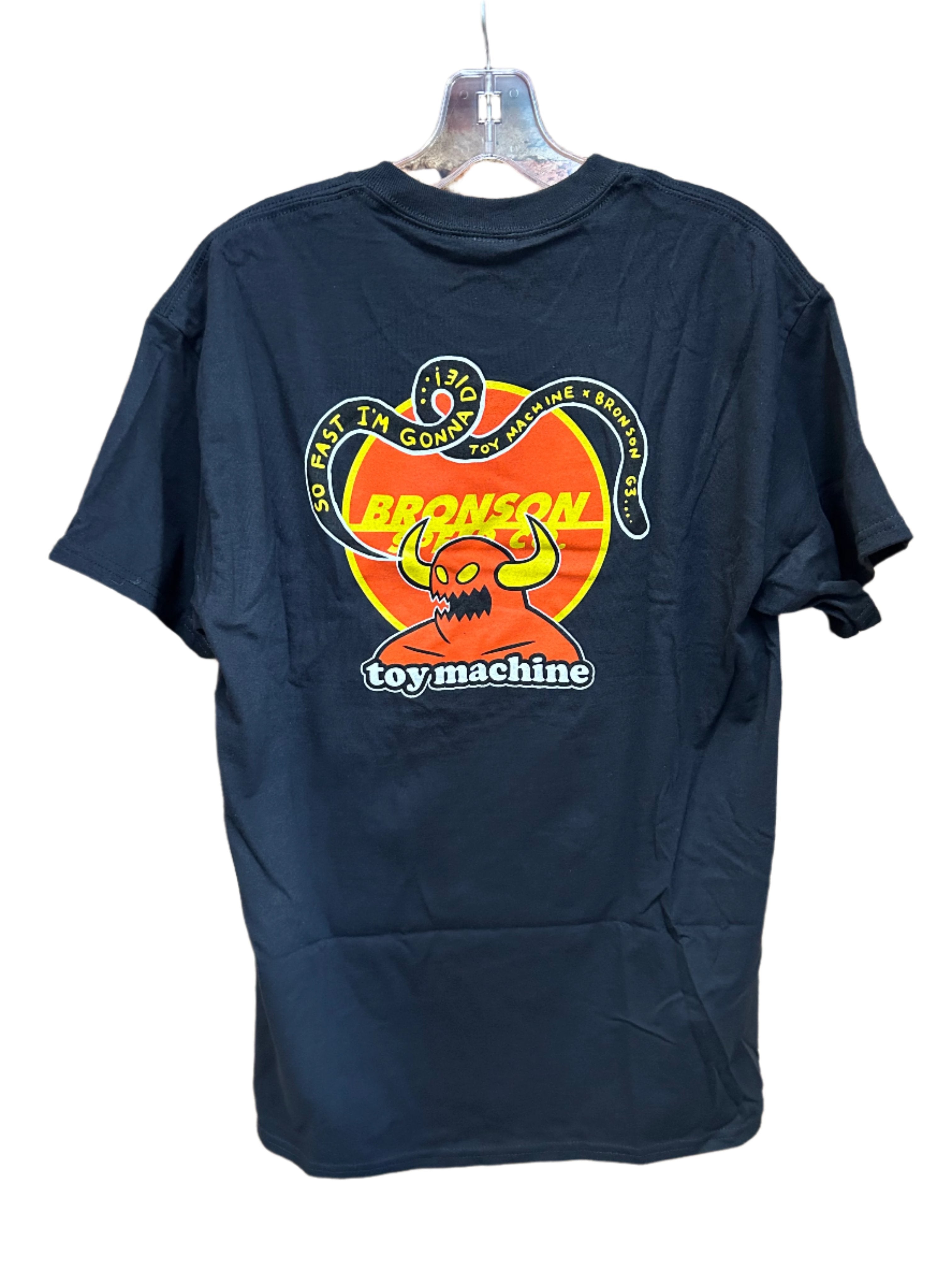 Bronson x Toy Machine T-shirt Black Medium