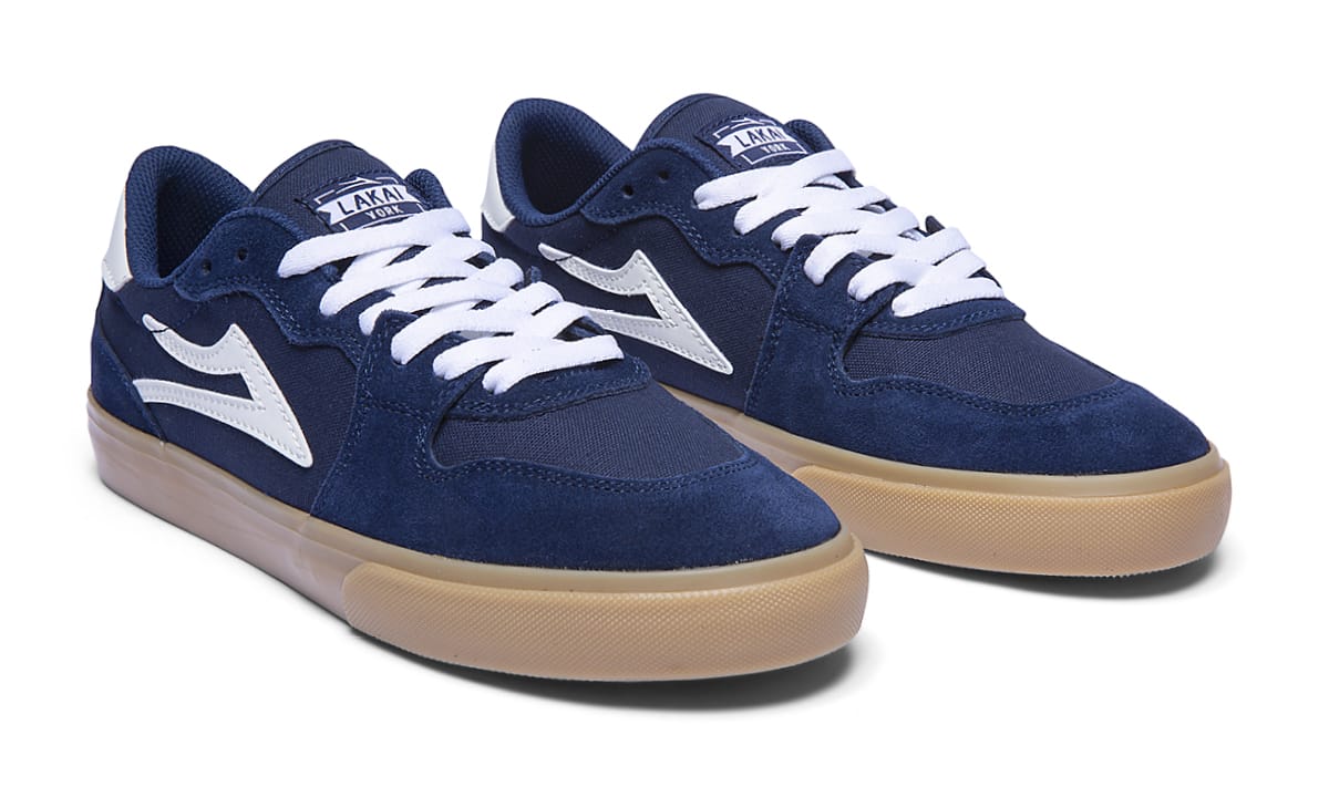 Lakai York Shoe (Navy/Gum Suede)